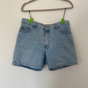 Calvin Klein Light Wash Jean Shorts.